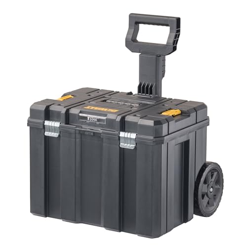 DEWALT Large Rolling Tool Box with Wheels and Telescopic Handle