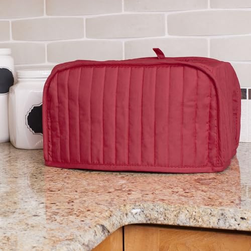 RITZ Quilted 4-Slice Toaster Cover - Dust Protection, Paprika