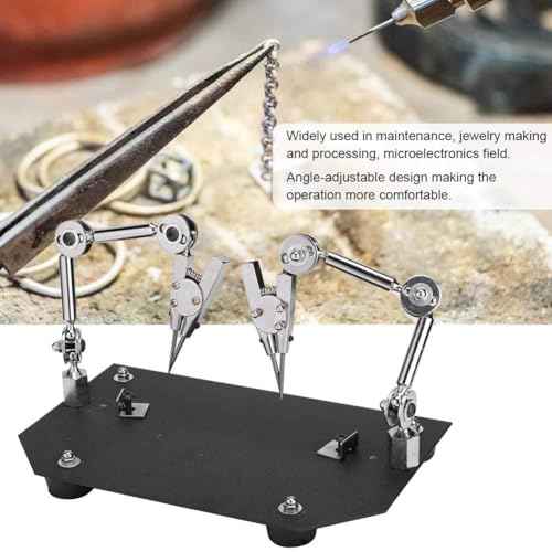 Welding Work Clip, Welding Table Clamps for Soldering, Welding Fixture Clip Sturdy, Third Hand Tool 360¡Æ Adjustable, Auxiliary Welding Work Clip for Soldering Repairing