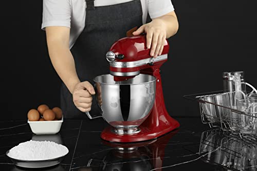 Ulticor 5 Qt Stainless Steel Mixing Bowl for KitchenAid Tilt-Head Mixers - Polished Finish