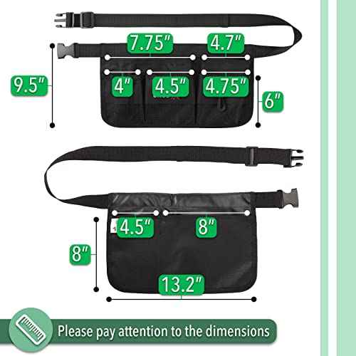 UNCO- Gardening Belt, Garden Tool Belts for Men, Waist Apron with Pockets, Construction, Carpenter Belt, for Men, Utility Belt Men