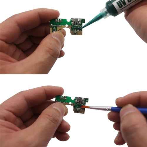 10CC Solder Mask Ink, Green UV Light Curing Solder Resist Paste, PCB BGA Solder Film Missing Repair, Prevent Corrosive Arcing