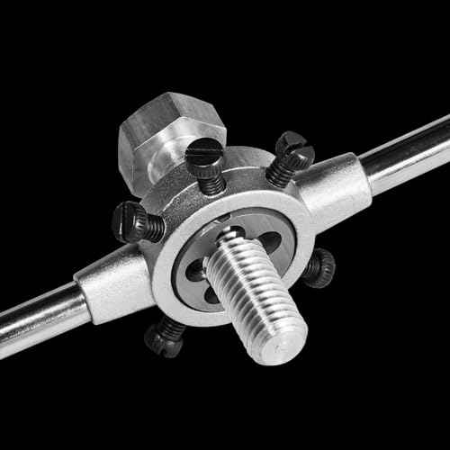 uxcell Round Threading Dies, Metric M2 x 0.4 Thread (Right Hand), High Speed Steel (HSS) Screw Cutting Die Repair Tool