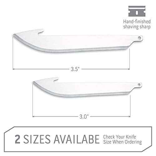 OUTDOOR EDGE 3.5" RazorSafe Replacement Knife Blades, 6 Pieces