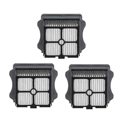 (3 Pieces) iFloor 3 HEPA Filter Compatible for Tineco iFloor 3/ Floor One S3/ Floor One S5/ Floor One S5 Pro 2, Lightweight Wet and Dry Vacuum, Cordless Hardwood Floor Cleaner Filter Replacement Parts