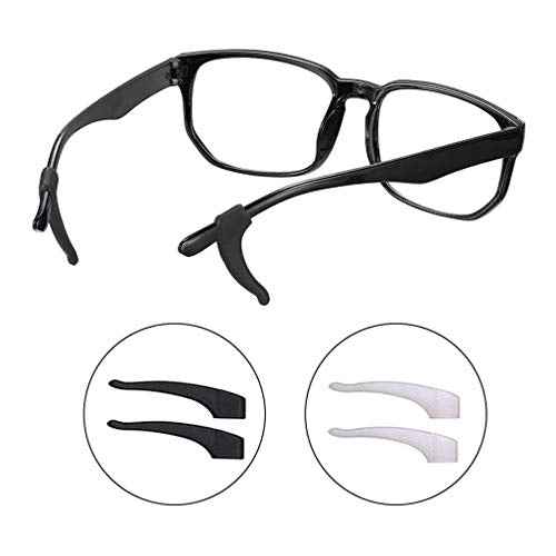 Ear Gripper Holders for Eyeglass Nose Pads Silicone Anti -Slip Glasses Eyeglasses Temple Tips Sleeve Retainer Extender for Eye Glasses Sunglasses of Adults and Kids ,14 Pairs