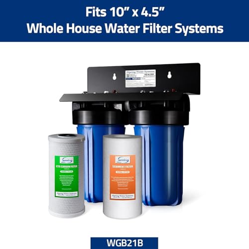 iSpring FP15B Sediment Filter - Replacement 5-Micron Whole House Water Filter, 4.5 x 10 Inch, High Capacity, White