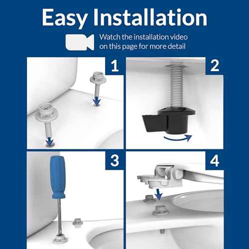 Bemis 1500EC 390 Lift-Off Wood Elongated Toilet Seat, Cotton White (Pack of 1)