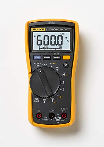 Fluke Multimeter & Clamp Meter Kit for Electricians - AC/DC Voltage & Current