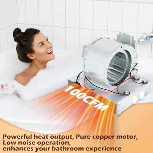 S97017648 Motor Assembly for Broan Nutone 605RP/665RP Heater — Includes Heating Element & 100 CFM