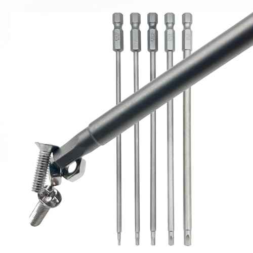 5Packs RC Hex Bit 6 Inch Power Bits 1.5mm 2.0mm 2.5mm 3.0mm 4mm Allen Wrench Drill Bit Set Professional Grade ¨ù Inch Hex Shank for Screwdrivers Electric Screwgun/Power Drill