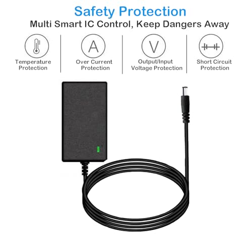 12V Battery Charger for Razor PowerCore E90 E95, Electric Scooter Black Label E90, MX125 Dirt Bike, MX125 Dirt Rocket Battery Power Supply