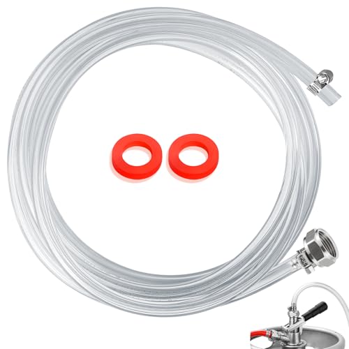 WELLBOM 10ft Kegerator Beer Line 3/16