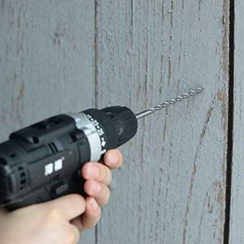 uxcell 10mm Twist Drill Bits, High-Speed Steel Straight Shank Extra Long Drill Bit 250mm Length for Wood Plastic Aluminum