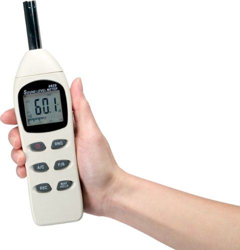 Extech 407730 Digital Sound Level Meter, 40–130 dB, A/C Weighting (Variation: Digital Sound Level Meter)