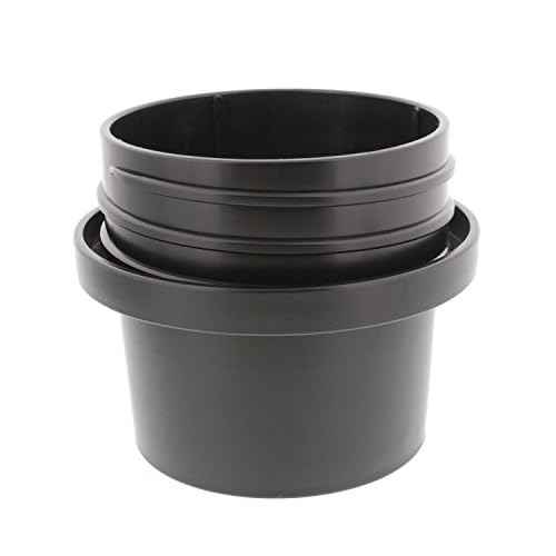 DCT 4in Plastic Pipe Threaded Coupler 1-Pack, Screw-On Flexible Hose Woodshop Woodworking Saw Dust Collection Piping