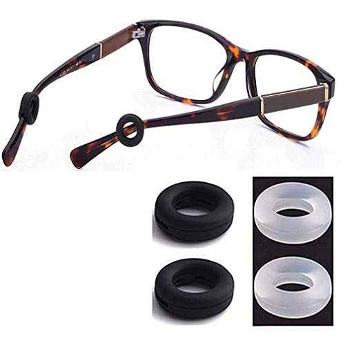 Ear Gripper Holders for Eyeglass Nose Pads Silicone Anti -Slip Glasses Eyeglasses Temple Tips Sleeve Retainer Extender for Eye Glasses Sunglasses of Adults and Kids ,14 Pairs