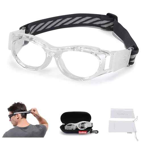 Kids Sport Glasses - Basketball & Football Goggles - Boys Safety Eyewear - Anti Shock Collision Glasses - Frame 7-14