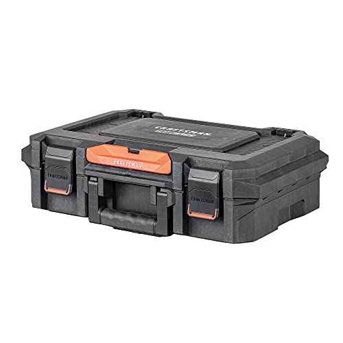 CRAFTSMAN TRADESTACK System Tool Box, Water Resistant Tool Storage, with 6 Small Parts Containers, 21 Inch (CMST21415)
