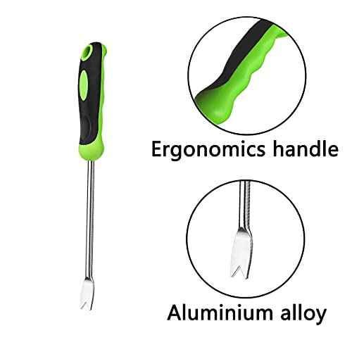 1 Pcs Hand Weeder Tool Stainless Steel Garden Weeding Tool,Hand Weeder Garden Weeding Removal Weed Puller Tool for Garden Lawn