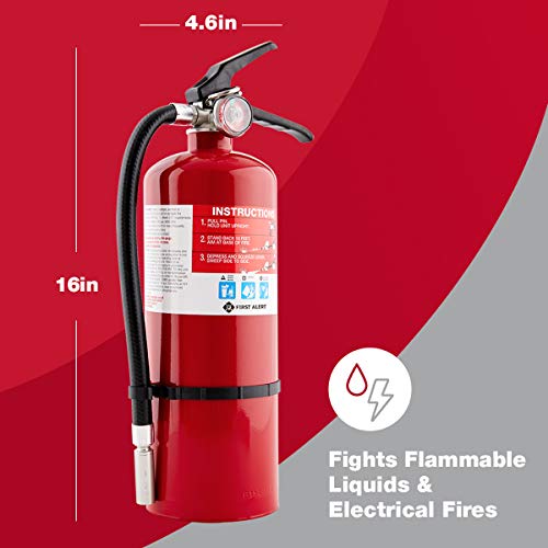 First Alert HOME2PRO Heavy Duty Fire Extinguisher 1-Pack - Commercial & Home Use