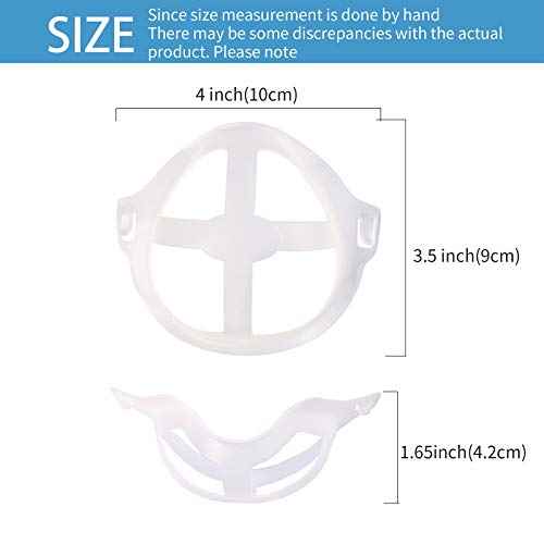 16Pcs Face Bracket for Mask -3D Mask Bracket -Face Mask Internal Support Frame, More Space for Comfortable Breathing, Lipstick Protector £¬Washable Reusable