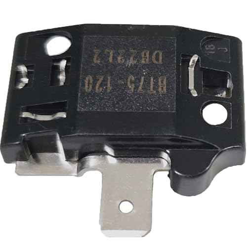 2 Pack QP2-4.7 QP2-4R7 4.7 Ohm Refrigerator 3 Pin PTC Start/Starter Relay Refrigerator Overload Protector fits Whirlpool Frgidaire Kenmore and Most Mini Fridges and Coolers