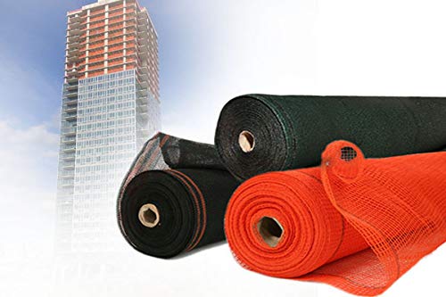 Safety Netting 4'x150' Orange Fire Retardant Mesh Debris Fence, 1/4" Holes