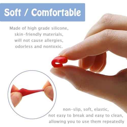OPUGIT 12 Color Anti-slip Glasses Ear Hook, Soft Silicone Sleeve Ear Grips,Eyewear Retainer for Kids and Adult