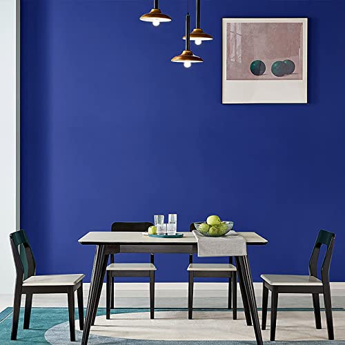 Ismoon 15.7x118 Inch Blue Peel & Stick Waterproof Contact Paper for Kitchen & Bathroom Surfaces - Removable Self-Adhesive Vinyl Wallpaper