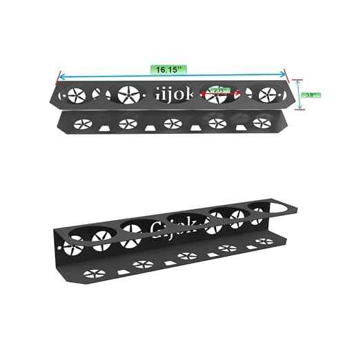 2 Pack Five Cans Wall-Mounted Steel Aerosol Spray Can Holder, Steel Wall Mount Storage Organizer for Garage and Workspace (2-Black)