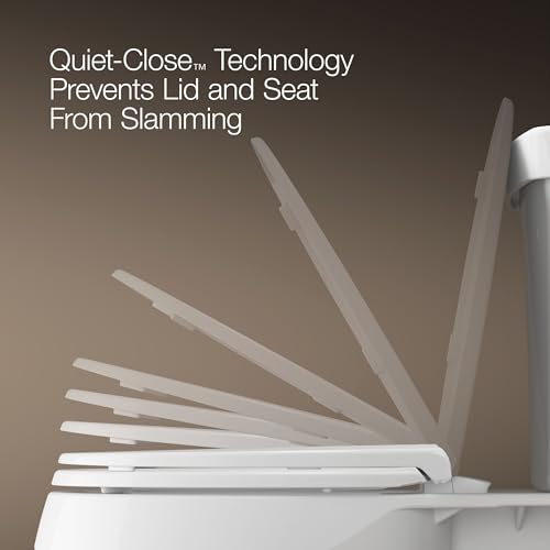 Kohler Hyten 3-Inch High Soft Close Elongated Toilet Seat White