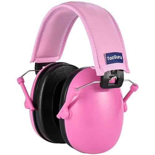 130 Solid Color Edition, Kids Ear Protection Earmuffs, Hearing Protection for Kids, One Size for 3-16 Yr Old