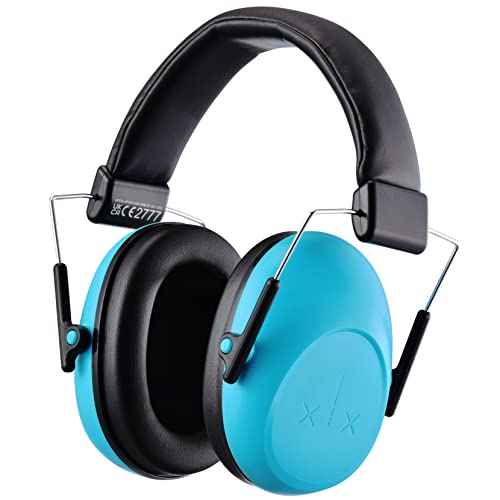 Kids Noise Cancelling Headphones, SNR 28dB Kids Ear Protection Earmuffs for Autism, Toddler, Children, Noise Cancelling Sound Proof Earmuffs/Headphones for Concerts, Air Shows, Fireworks