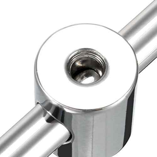 uxcell 1/4 Inch Drive Sliding Wrench Breaker Bar Adjustable T-Handle Socket Hand Tool