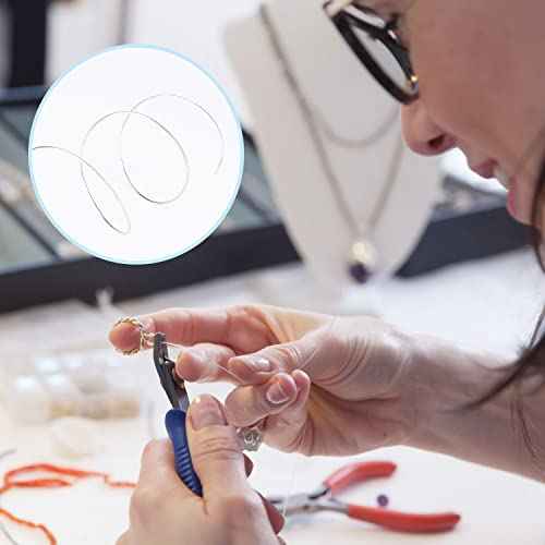 AIEX 14inch Silver Solder Wire, Low Temp Silver Solder Wire Hard Silver Welding Wire Tools for Jewelry Making Repair Electronic Soldering Diameter 0.8mm