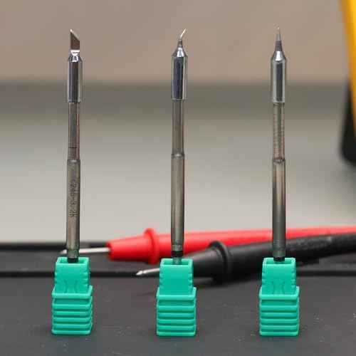 YIHUA C245-Compatible 3 Pcs Soldering Tip Set (Type-I, Type-SI and Type-K) ONLY for YIHUA 982 Black, 982D, 982-III (606A Handpiece), 982D-I PRO and 982D-II Soldering Station