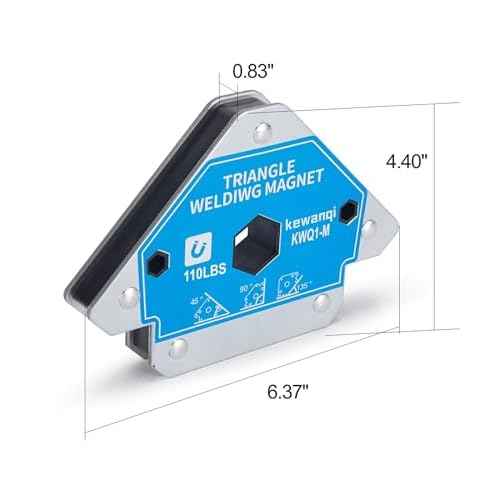 110 LB Welding Magnets Clamp Sets-4 Pieces of Magnetic Welding Holder 110 LBS Holding Power Welder Tools and Accessories