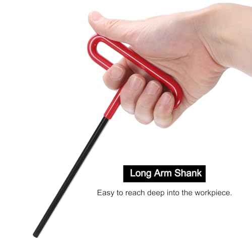 HARFINGTON T Handle Hex Key Wrench 5/16" SAE Long T-Key Hexagon Wrenches Spanner Repair Tool with Cushion Grip