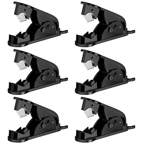 6Pcs PTFE Tube Cutter, PE Hose Pipe Cutter Plastic Tubing Cutting Tool for Nylon PU PVC Tube Cut Up to 3/4 Inch OD Tube (Black)