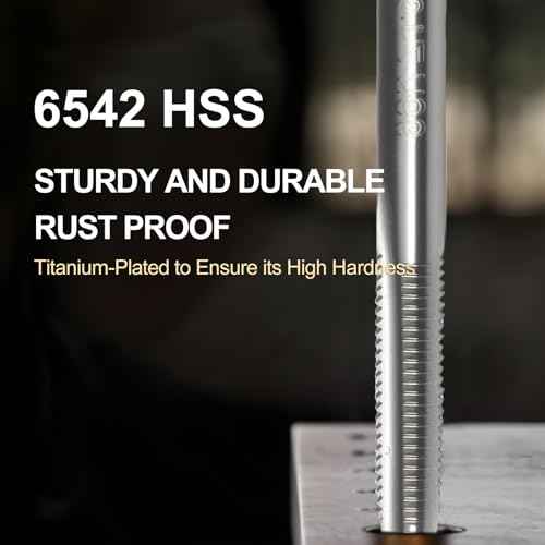 M5 x 0.8 Straight Flute Thread Tap and 4.2mm Twist Drill Bit Set, High Speed Steel (HSS 6542) & M35 Cobalt, Metric Machine Screw Threading and Drilling Tool for Metalworking