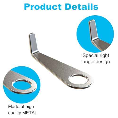 Video Doorbell Key Replacement Tool, Secure Removal Key Tool Compatible with All-New R/ing Battery Doorbell (2024), Ring Doorbell Camera Opening Key Tool (2 Pack)