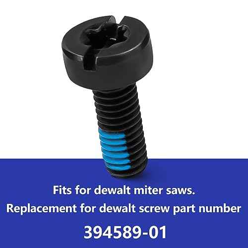 394589-01 Replacement for Dewalt Miter Saw Screw Series- Compatible with 1710, 3660, 3680, DHS716AB, DHS716AT2, DHS716T2,DHS790, DHS790AB, DWS715, Dws779 Type (2 Pack)