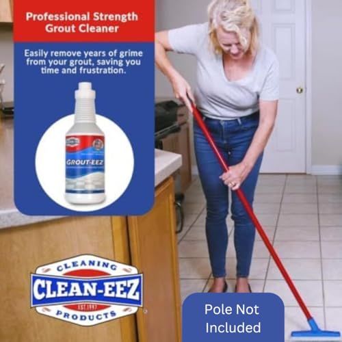 Clean-eez Heavy-Duty Grout Cleaner 2 Pack with Stand-Up Brush - 32 oz