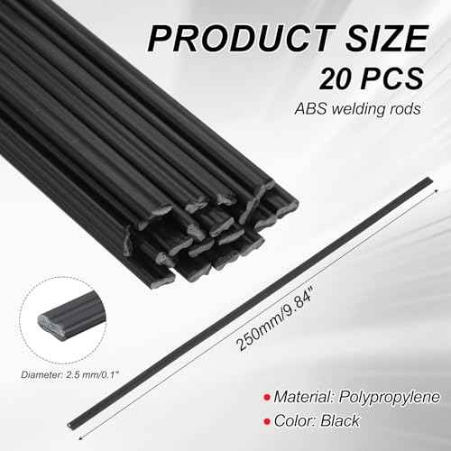 Plastic Welding Rods, Welder Rod High-Strength Waterproof Fit for Repairing Plastic