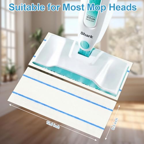 Flammi 30-Pack Disposable Microfiber Pads for Shark S1000/S3101/SK410 Steam Mops – Replacements