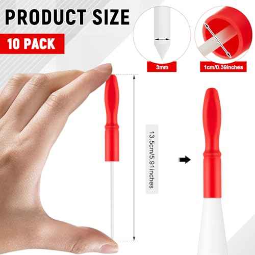 Gisafai 10 Pcs Caulk Tube Caps Reusable Caulk Saver Tube Sealer Caps Finishing Tool for Sealing and Preserving Open Universal Prevent Drying (Red)