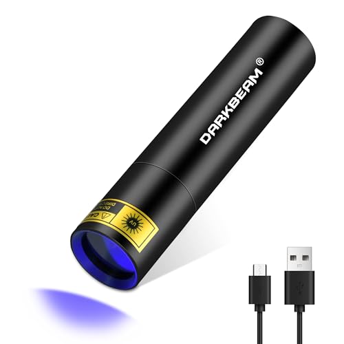 Mini 10W 365nm UV Flashlight Black Light for Detection & Inspection