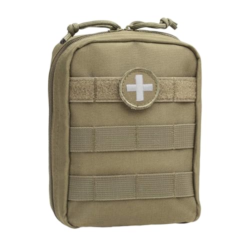 Orca Tactical First Aid Molle Pouch - Heavy Duty EMT Medical Kit for Military & Outdoors