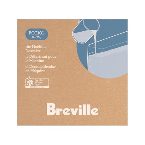 Breville Descaler 12-Pack for Espresso Machines – BCC102 Compatible Descaling Powder